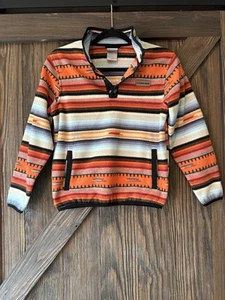 Boys Cinch Aztec Fleece Pullover 3/4 Snap / Youth Medium (10) - Picture 1 of 4