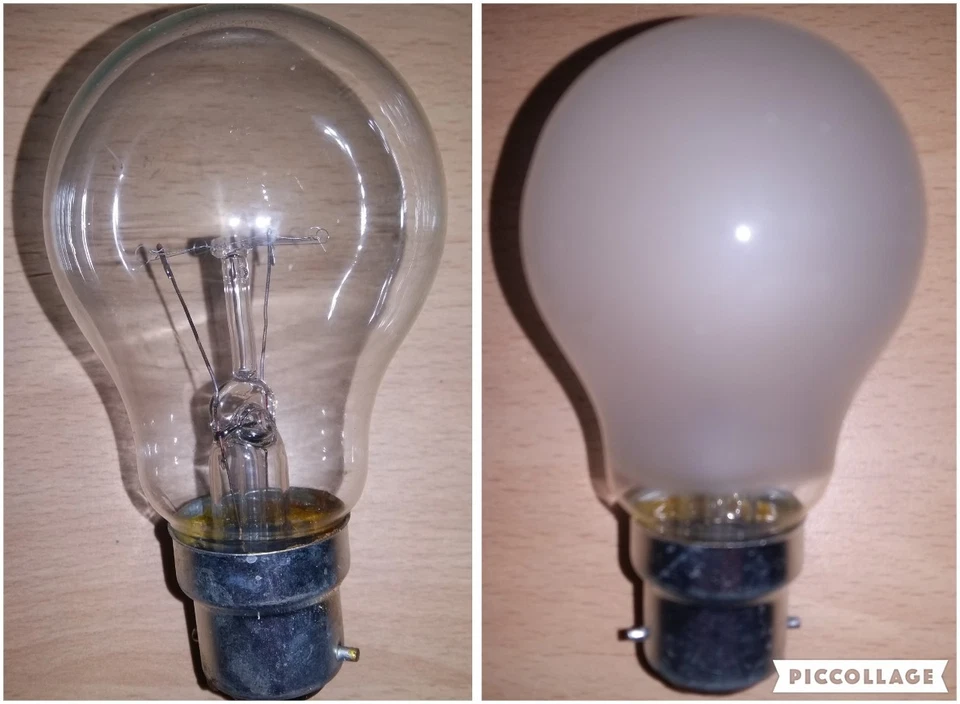 40w 60w 75w 100w 150w 200w Clear/Frosted GLS Light Bulbs BC Push In B22 Bayonet - Image 1 of 1