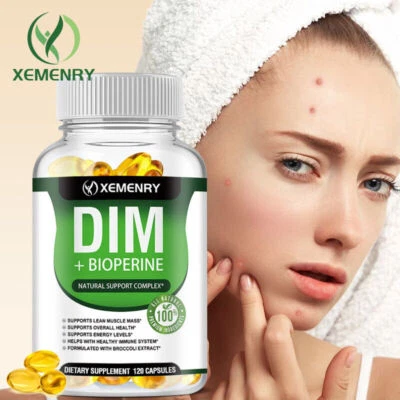 XEMENRY DIM (Diindolilmetano) 910mg - Supporta L'equilibrio Ormonale Ed Estrogenico