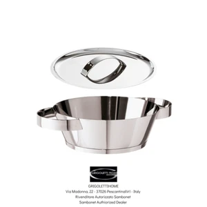 Sambonet - S-Pot - Tegame/Casseruola bassa c/cop cm 24 - 51309-24 - Rivenditore - Imagen 1 de 5