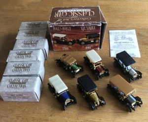 Juego de miniaturas de autos clásicos Readers Digest Collectors 1989 6 automóviles con caja - Imagen 1 de 11
