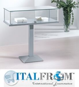 Display Cabinet with Pedestal H103x101x51cm Glass Showcase Theca Italfrom
