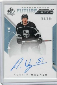 2018 2018-19 SP AUTHENTIC AUSTIN WAGNER FUTURE WATCH AUTO ROOKIE 705/999 221 - Picture 1 of 1