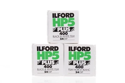 Ilford HP5 400 135mm 24exp cheap Black And White Film (3pack) - Image 1 of 2