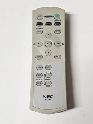 GENUINE NEC RD-400E DLP PROJECTOR REMOTE - LT170 - Image 1 of 4