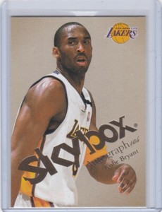 2003-04 Fleer Autographics #2 Kobe Bryant Lakers Free Shipping!