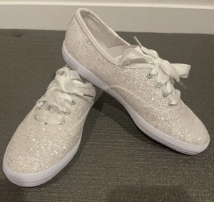 New Keds Kate Spade Glitter Shoes, US7 - Picture 1 of 6