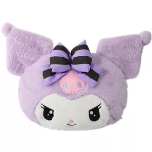 Kuromi Large Purple Bowknot Stuffed Pillow Plush Doll Bed Sofa Back Cushion Toys - Picture 1 of 12