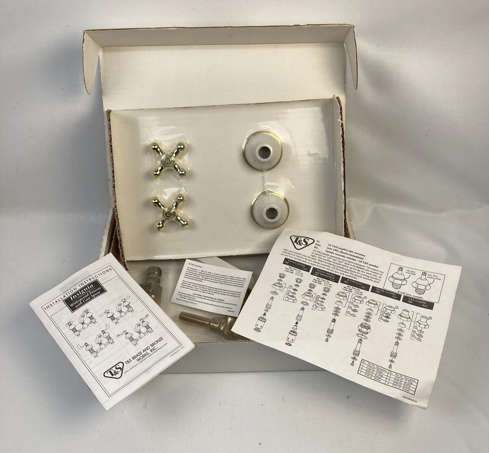 Torneira de alta qualidade resistente antiga latão polido e branca quente fria nova na caixa - Imagem 1 de 4