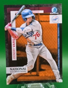 JOENDRY Vargas 2024 Bowman Cromo National Convention NSCC RIFRATTORE #d25/25 - Foto 1 di 2