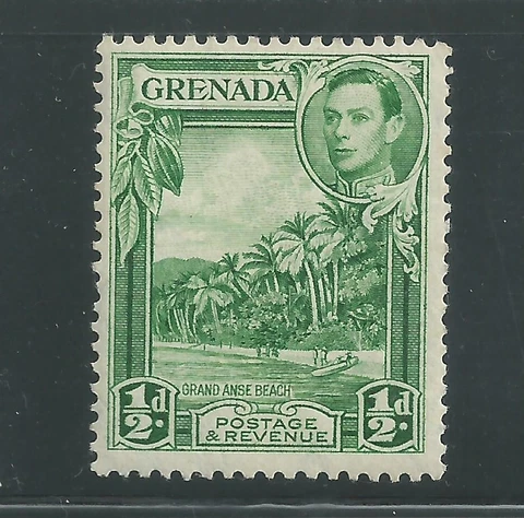 Grenada Scott # 132 MH George VI from 1938 Set Cover