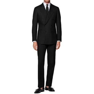 Abito Doppiopetto Uomo Vestito Cerimonia Elegante Completo Sartoriale VEQUE - Bild 1 von 4