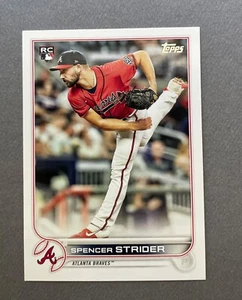 2022 Topps Baseball Spencer Strider #509 Rookie RC Atlanta Braves - Picture 1 of 2