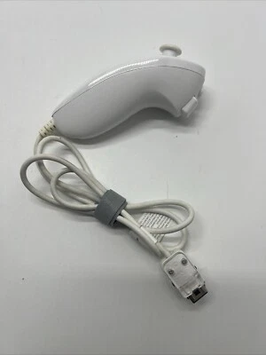 Nintendo Wii Black Nunchuck Controller RVL-004 OEM - Image 1 of 4