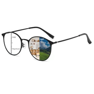 Multifocal Transition Photochromic Progressive Reading Glasses Men Women Blue Li - Picture 1 of 7