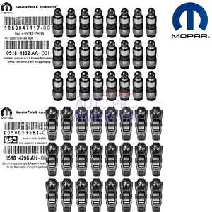 11-2024 JEEP DODGE CHRYSLER 3.6L ROCKER ARMS & VALVE LIFTERS KIT 48pcs OEM MOPAR - Picture 1 of 9