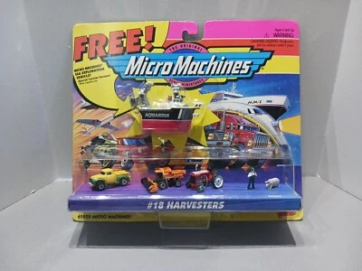 Micro Machines Galoob #18 Harvesters (1995) NEW IN PACKAGE.  - Image 1 of 4