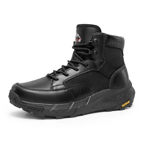 Mens Military Boots Tactical Boots 6 inches Hiking Outdoor Coyote Combat Boots - Picture 1 of 12