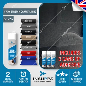Tappeto Camper Fodera Furgone Elasticizzato per Vw T5.1 T6.1 Caddy Race Day Caravan - 6mq - Foto 1 di 76