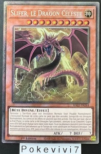 Carte YU-GI-OH! SLIFER, LE DRAGON CELESTE RA03-FR244 PSR NEUF - Imagen 1 de 1