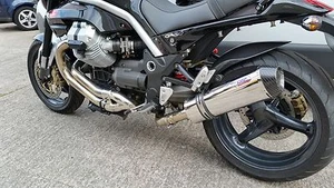 Moto Guzzi Griso Inox Ovale Carbonio Scarico Strada Legale MTC - Foto 1 di 5