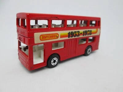 Autobús de dos pisos Matchbox "The Londoner" de 1978 superrápido Foto 1 de 4