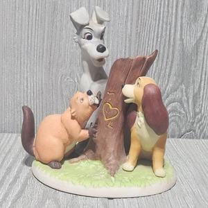 Disney Magic Memories Lady & The Tramp Limited Edition 8833/15000 Keramik Statue - Bild 1 von 6