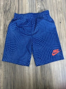 Nike Boys Size 7 Shorts Athletic Blue - Picture 1 of 7