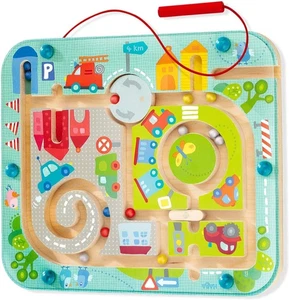 Interactive Town Magnetic Maze Puzzle Juego para Niños Pequeños - Juguete de Viaje Edades 2-4 - Imagen 1 de 7