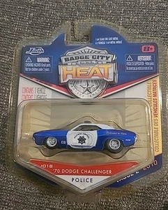 Insignia Jada City Heat #018 '70 Dodge Challenger Policía Nuevo Envío Gratis - Imagen 1 de 1