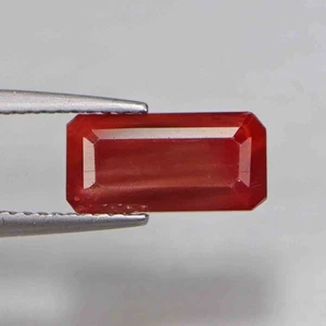 1.67 Cts_Ravishing Best Color_100% Natural Unheated Red Andesine_Sunstone - Picture 1 of 6