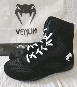 Venum Herren Contender Boxschuhe SCHWARZ Größe 10,5 NEU Neu mit Etikett - Bild 1 von 7