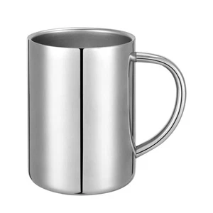 400ml Insulated 304 Stainless Steel Coffee Mug, Double-Wall Vacuum Travel Tum... - Picture 1 of 6