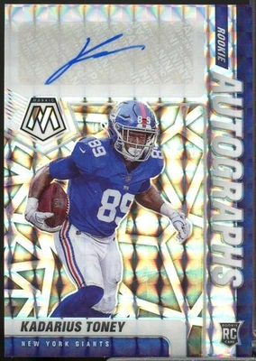 Kadarius Toney Card 2021 Panini Mosaic Rookie Autographs Mosaic #12  - Image 1 of 2
