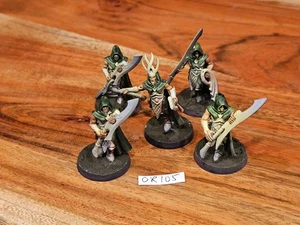 Warhammer Fantasy AOS Wood Elf Realms Eternal Guard x5 OR 105 - Picture 1 of 24