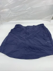 Women’s Size L Columbia Navy Skort Skirt Short Omni-wick Wicking Blue BP - Picture 1 of 7