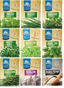 9er PACK Kräuter Gewürzmischung Basilikum Petersilie Oregano Majoran Vegeta Maestro - Bild 1 von 11