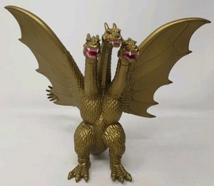 Modellino Toho Godzilla King Ghidorah Gold 3 Headed Dragon Monster 7" 2014 - Foto 1 di 8