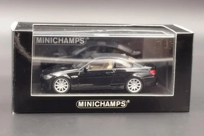1:43 BMW M3 E92 Black Replacement Box Minichamps - Immagine 1 di 4