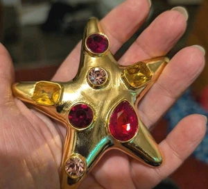 Kenneth Lane Jackie O starfish  brooch - Picture 1 of 3