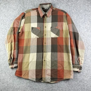 Vintage Big Mac Flannel Shirt Mens XLT Tall Plaid Distressed Outdoor Work Chore* - Picture 1 of 19