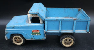 Vtg 1963 1964 TONKA USA Pressed Steel HYDRAULIC DUMP TRUCK Large 13" Blue #2480 - Picture 1 of 6