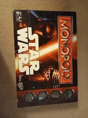 Disney Star Wars Monopoly Board Game Hasbro 2015 Good Condition Complete - Image 1 of 4