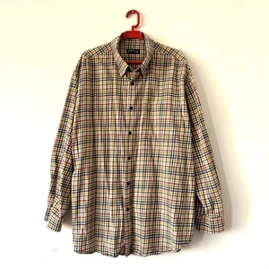 Orvis Check Shirt XXL Cotton/ Merino Long Sleeve Button Up Multi Colour 2XL - Picture 1 of 17