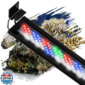 IRQWY Led Aquarium Light, Full Spectrum Fish Tank Lights, Small 5/10 Gallon F - Picture 1 of 5
