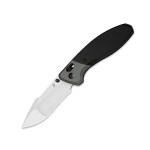 Kizer Staffi Folding Knife Black/Gray Ti Handle S45VN Harpoon Plain Ki3695A2 - Picture 1 of 8