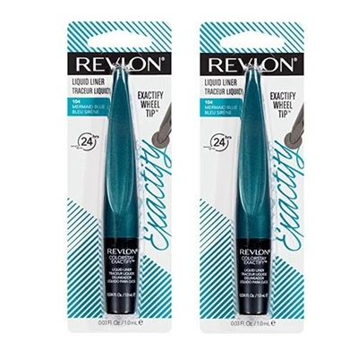 Pack of 2 Revlon Colorstay Exactify Liquid Liner, Mermaid Blue 104 - Image 1 of 4