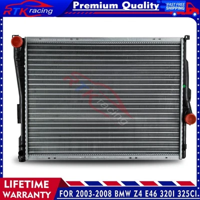 2636 Aluminum Core Radiator For 2003-2008 BMW Z4 E46 320i 325Ci 330i 330Ci 330xi Foto 1 de 4