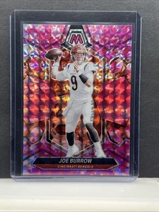 Mosaico Panini Joe Burrow 2024 rosa camuflaje mosaico Prizm #43 Cincinnati Bengals - Imagen 1 de 2