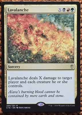 ✨️Lavalanche✨️ MTG | Commander 2016 | NM/M | R 209/351 - Image 1 of 2